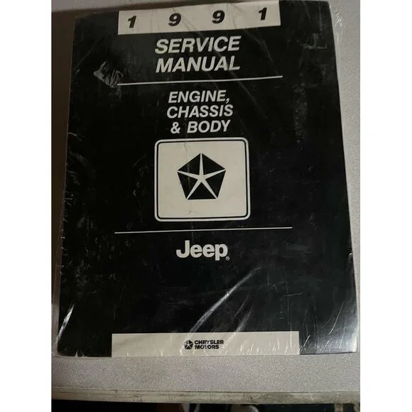 1991 Jeep WRANGLER CHEROKEE COMANCHE Service Shop Repair Manual Set New